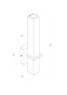 Бра Technical Ceiling & Wall C002WL-L12CH4K