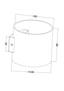Бра Technical Ceiling & Wall C066WL-01B