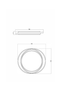 Светильник потолочный Freya LED FR10031CL-L98B