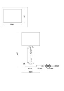 Светильник настольный Freya Crystal FR1007TL-01N