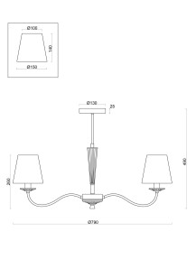 Люстра Freya Classic FR2027PL-07BS