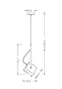 Светильник подвесной Freya Loft FR4004PL-01BBS