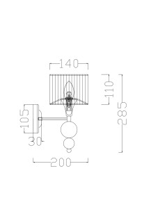 Бра Freya Modern FR5093WL-01CH