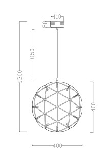 Светильник подвесной Freya Modern FR5099PL-L21CH