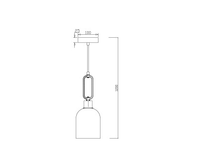 Светильник подвесной Freya Modern FR5178PL-01N