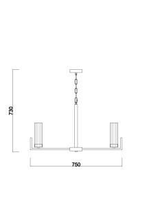 Светильник подвесной Freya Modern FR5214PL-08CH