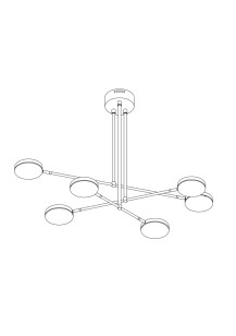 Светильник подвесной Maytoni Modern MOD070PL-L38B3K