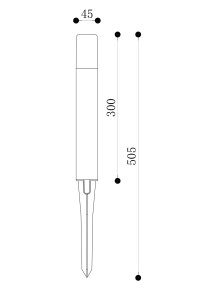 Светильник ландшафтный Outdoor Talpa O416FL-L3B3K1