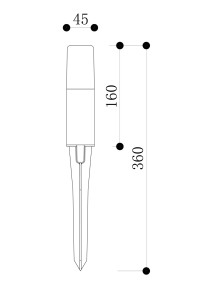 Светильник ландшафтный Outdoor Talpa O416FL-L3GR3K