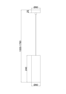 Светильник подвесной Maytoni Pendant P011PL-01CH