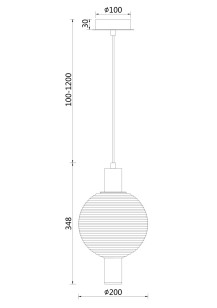 Светильник подвесной Maytoni Pendant P060PL-01N
