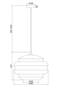 Светильник подвесной Maytoni Pendant P078PL-01SG