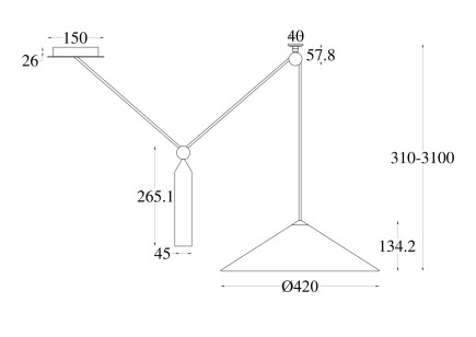 Светильник подвесной Technical Pendant P080PL-01W