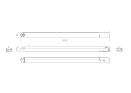 Трековый светильник Technical BASIS TR000-1-15W4K-W