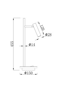Светильник настольный Maytoni Table & Floor Z010TL-L8B3K
