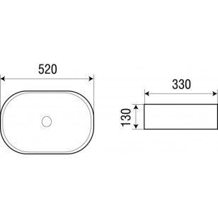 Раковина WeltWasser SK 520x52x13 10000003860