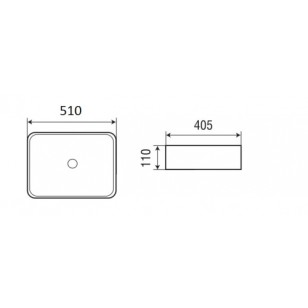 Раковина WeltWasser SK 510x51x11 10000003842