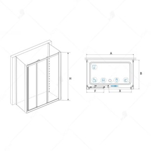 Душевой уголок RGW Classic 100x90x185 04094009-011P