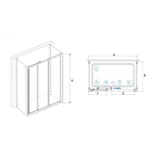 Душевой уголок RGW Classic 150x100x185 04094050-011P