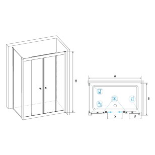 Душевой уголок RGW Classic 150x100x185 040943150-11