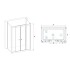 Душевой уголок RGW Classic 130x100x185 040943130-11P