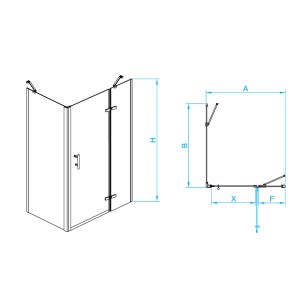 Душевой уголок RGW Passage 140x80x195 41087748-084R