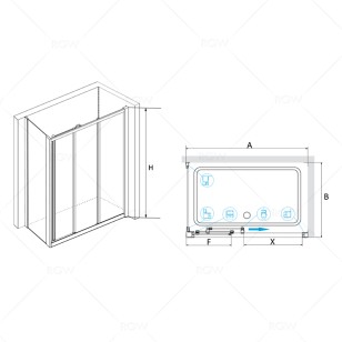 Душевой уголок RGW Classic 90x90x185 04093099-011