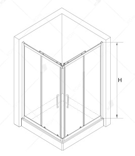 Душевой уголок RGW Classic 90x90x185 32093499-14