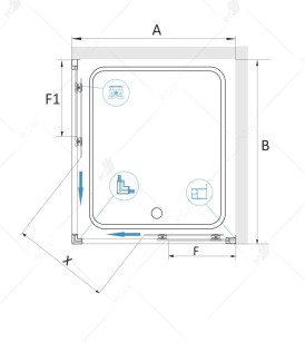 Душевой уголок RGW Classic 90x90x185 32093499-14