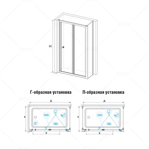 Душевой уголок RGW Classic 75x90x185 040941759-011