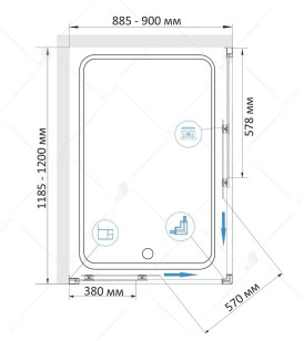 Душевой уголок RGW Classic 90x120x185 32094492-14