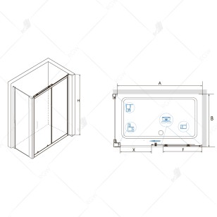 Душевой уголок RGW Classic 100x80x185 32094880-011