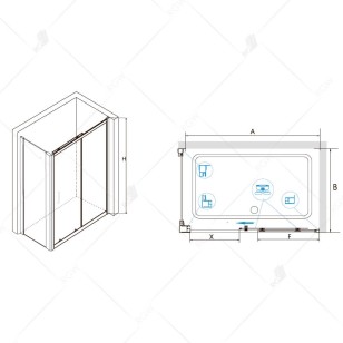 Душевой уголок RGW Classic 150x90x185 32094895-014