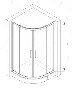 Душевой уголок RGW Classic 90x90x185 32095499-14