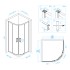 Душевой уголок RGW Classic 90x90x185 32095499-14