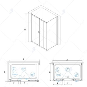 Душевой уголок RGW Passage 120x70x195 010841127-011