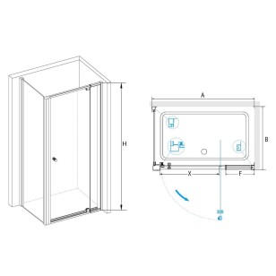 Душевой уголок RGW Passage 80x70x185 04084487-011