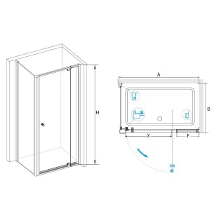 Душевой уголок RGW Passage 90x80x185 04084498-011