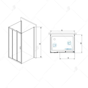 Душевой уголок RGW Passage 140x70x195 060873147-011