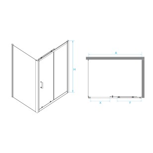 Душевой уголок RGW Passage 110x80x195 410874118-14