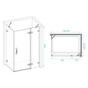 Душевой уголок RGW Safari 80x100x195 02034180-11