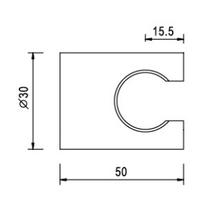 Держатель верхнего душа RGW Shower Panels 21140691-01