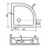 Душевой поддон RGW Acryl 90x90 16180499-11