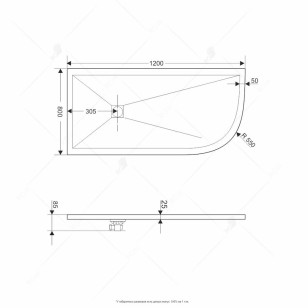 Душевой поддон RGW Stone Tray 80x120 16154128-02L