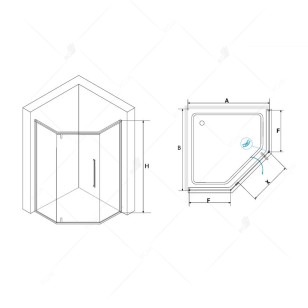 Душевой уголок RGW Stilvoll 80x80x195 32328188-11