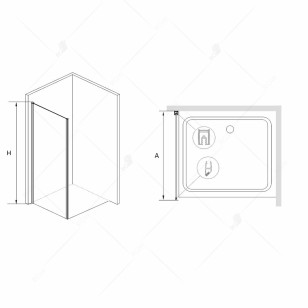 Боковая панель RGW 90x195 06221409-11