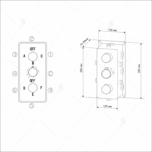 Смеситель RGW Shower Panels 21140541-11