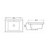 Раковина WeltWasser SK 620x47x18 10000004625