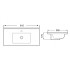 Раковина WeltWasser SK 101.5x40x18 10000005574