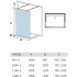 Душевая перегородка WeltWasser WW 400 100x185 10000001235